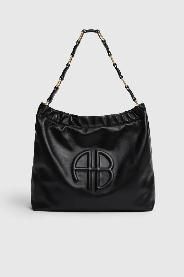 Handbags Women ANINE BING Kate Shoulder Bag In Black ANINE BING