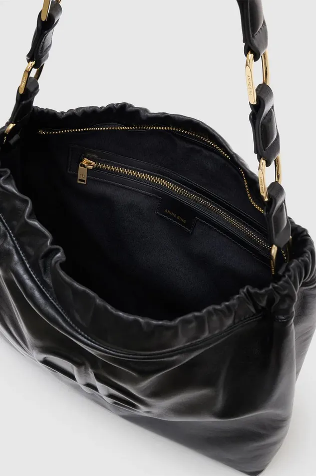 Handbags Women ANINE BING Kate Shoulder Bag In Black ANINE BING