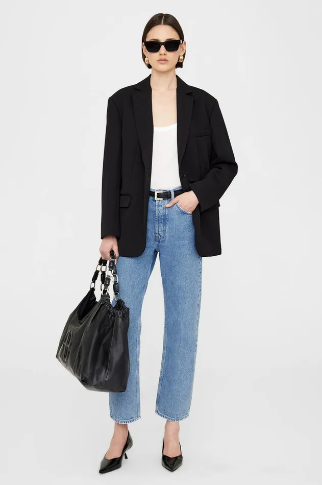 Handbags Women ANINE BING Kate Tote In Black ANINE BING