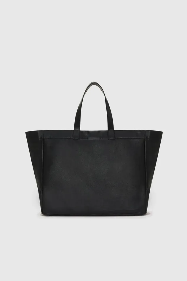 Handbags Women ANINE BING Large Rio Tote 8211 Black Recycled Leather