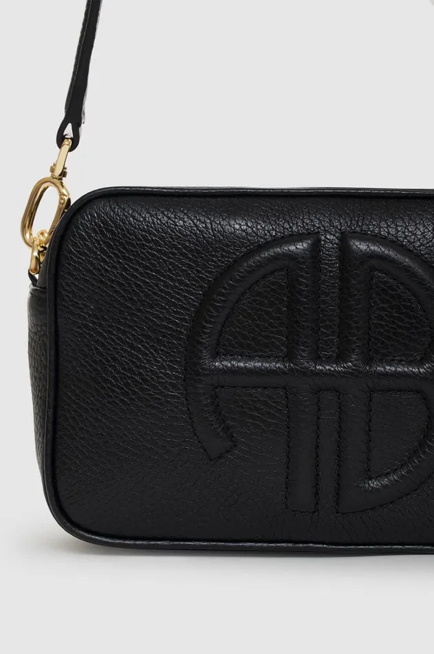 Handbags Women ANINE BING Lili Bag 8211 Black Pebbled