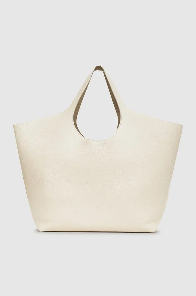 Handbags Women ANINE BING Lili Tote 8211 Sand Pebbled
