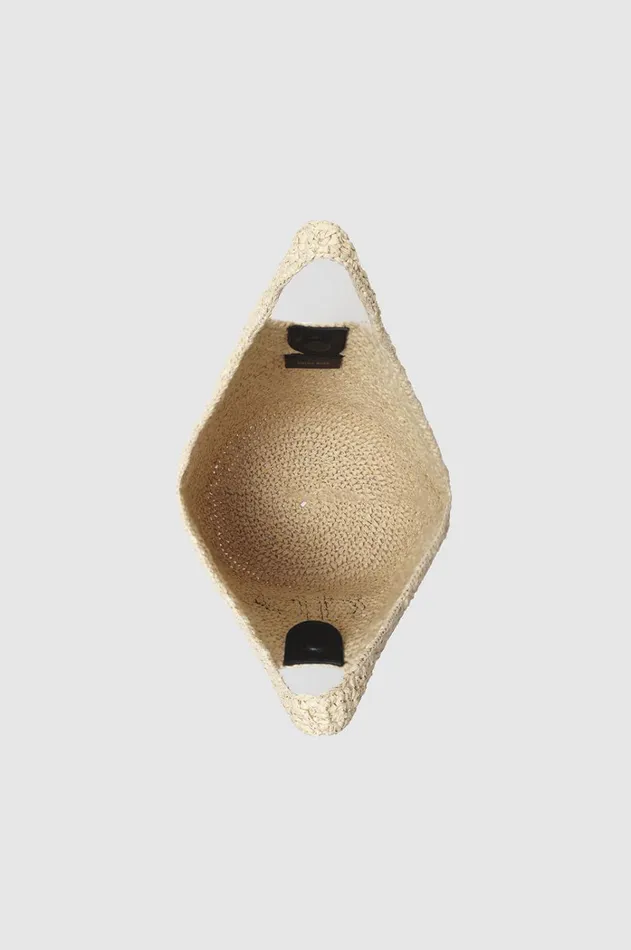 Handbags Women ANINE BING Small Leah Hobo 8211 Natural With Black