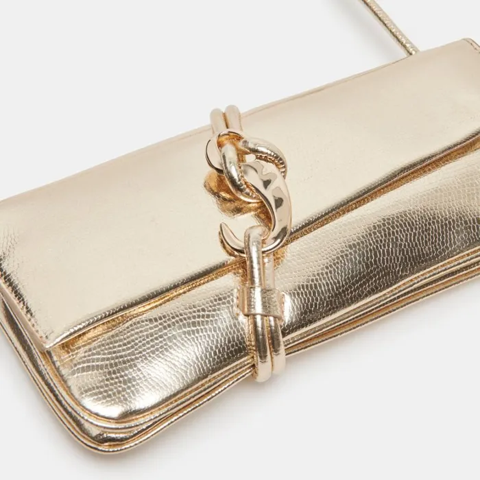Handbags Women Dolce Vita Alice Shoulder Bag Gold Stella