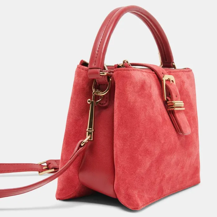 Handbags Women Dolce Vita Charly Crossbody Red Suede