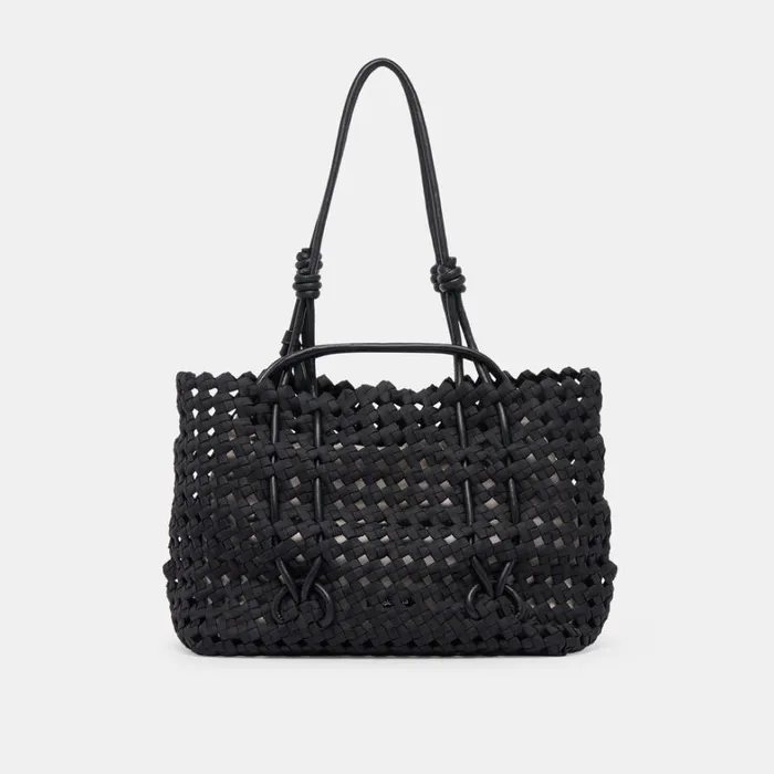 Handbags Women Dolce Vita Logan Tote Black Woven