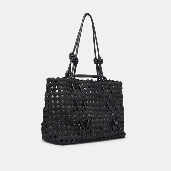 Handbags Women Dolce Vita Logan Tote Black Woven