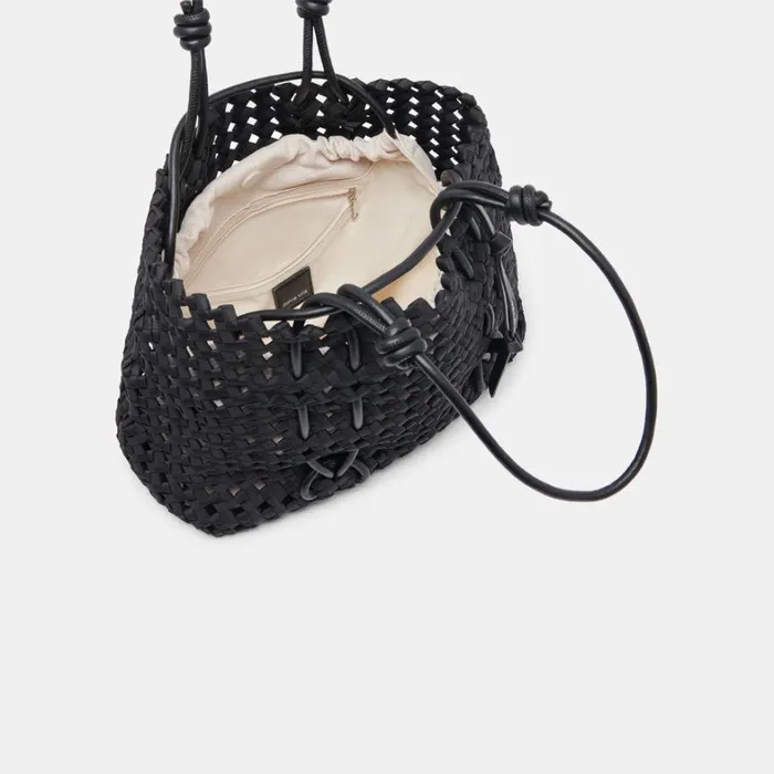 Handbags Women Dolce Vita Logan Tote Black Woven