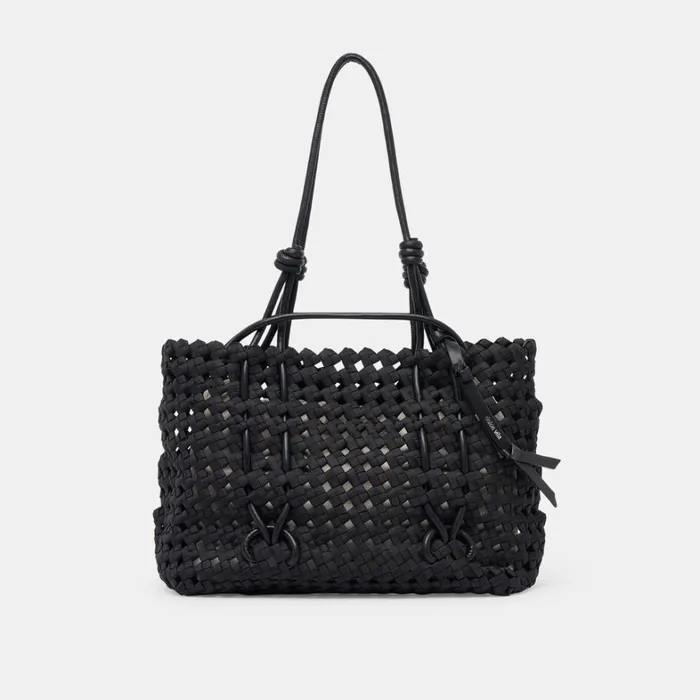 Handbags Women Dolce Vita Logan Tote Black Woven
