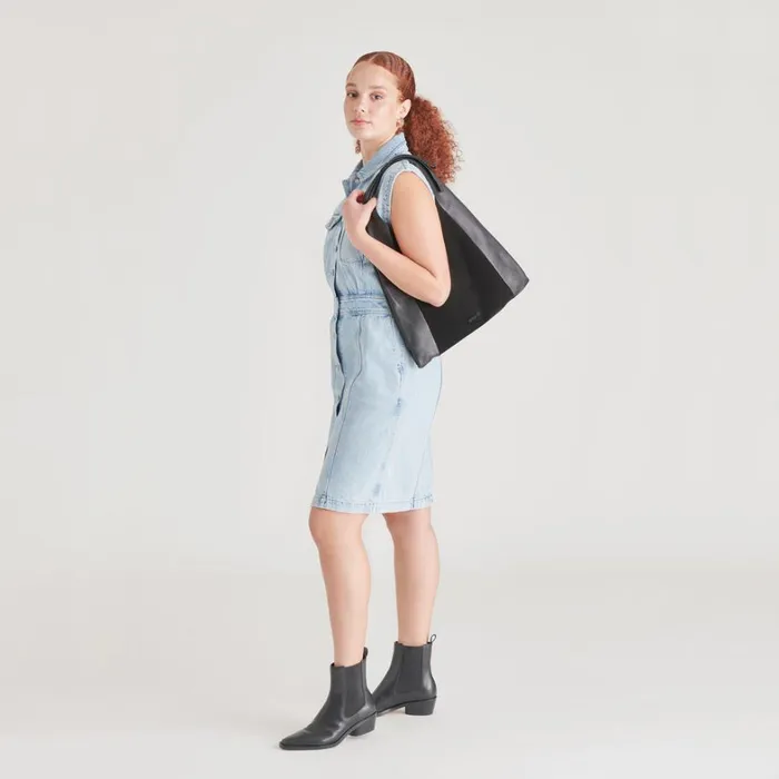 Handbags Women Dolce Vita Marie Tote Black Multi Leather