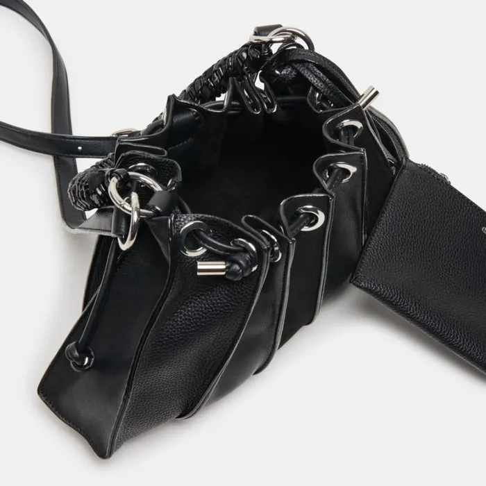 Handbags Women Dolce Vita Toni Crossbody Black Leather