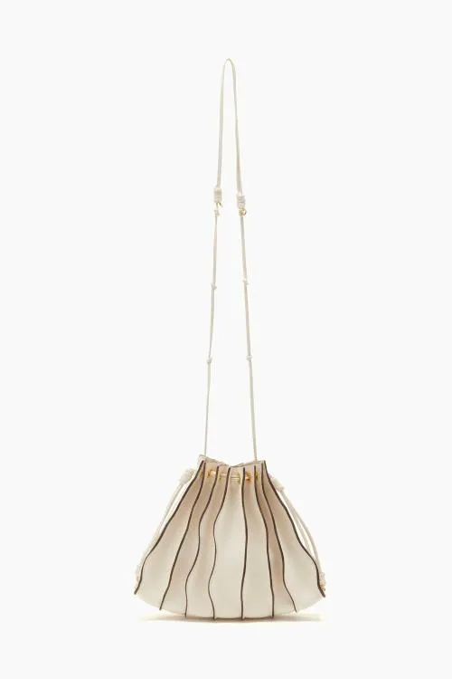 Handbags Women Ulla Johnson Adria Pleated Wave Crossbody Alabaster