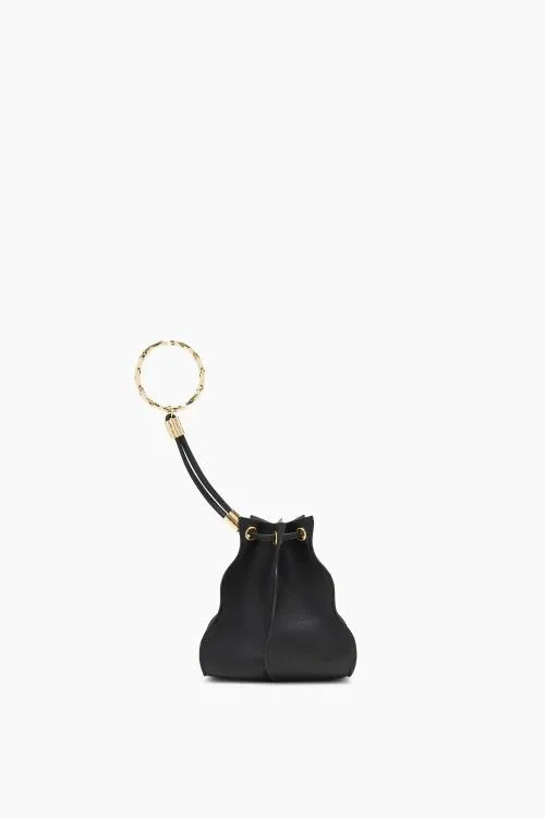Handbags Women Ulla Johnson Adria Pleated Wave Pochette Noir