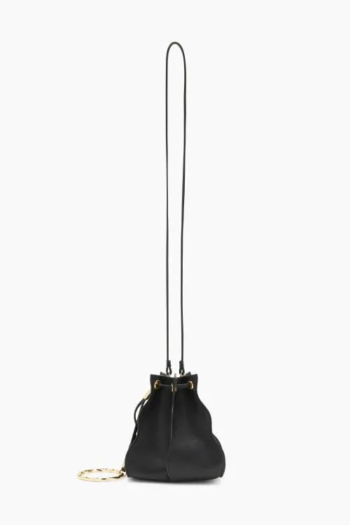 Handbags Women Ulla Johnson Adria Pleated Wave Pochette Noir Handbags Women Ulla Johnson Adria Pleated Wave Pochette Noir