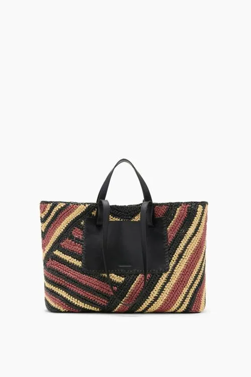 Handbags Women Ulla Johnson Lali Large Raffia Tote Canyon Stripe