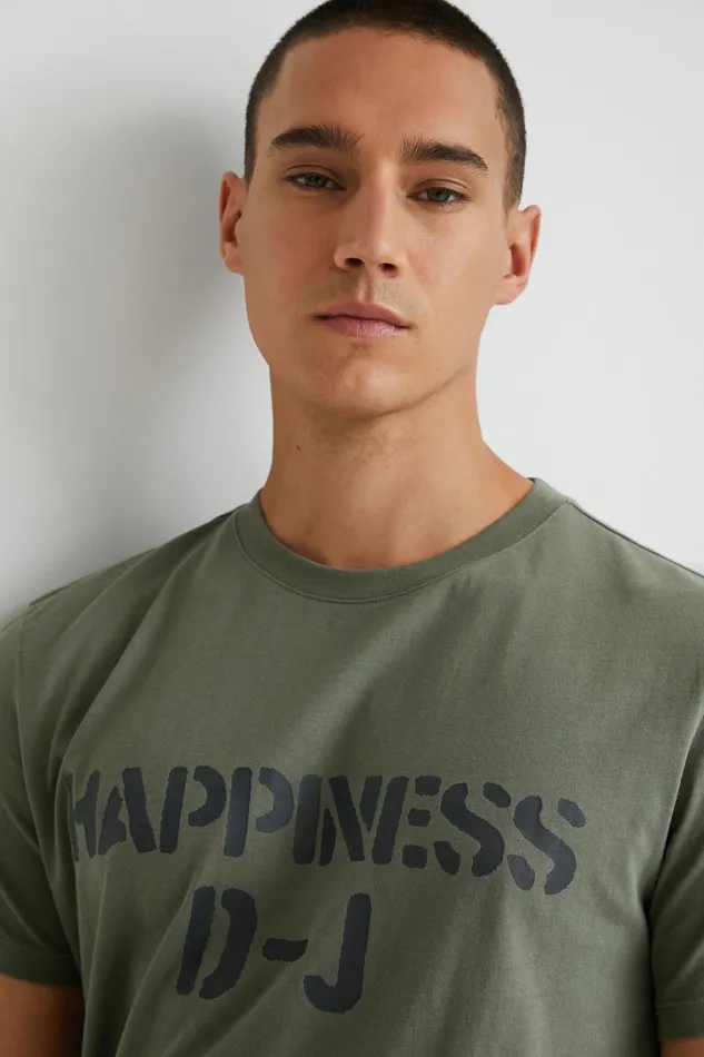 Happiness Tshirt Mens Desigual Tshirt and Polos