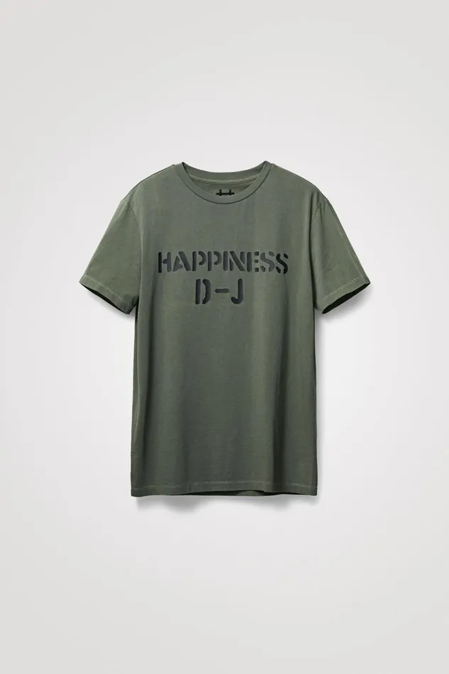 Happiness Tshirt Mens Desigual Tshirt and Polos
