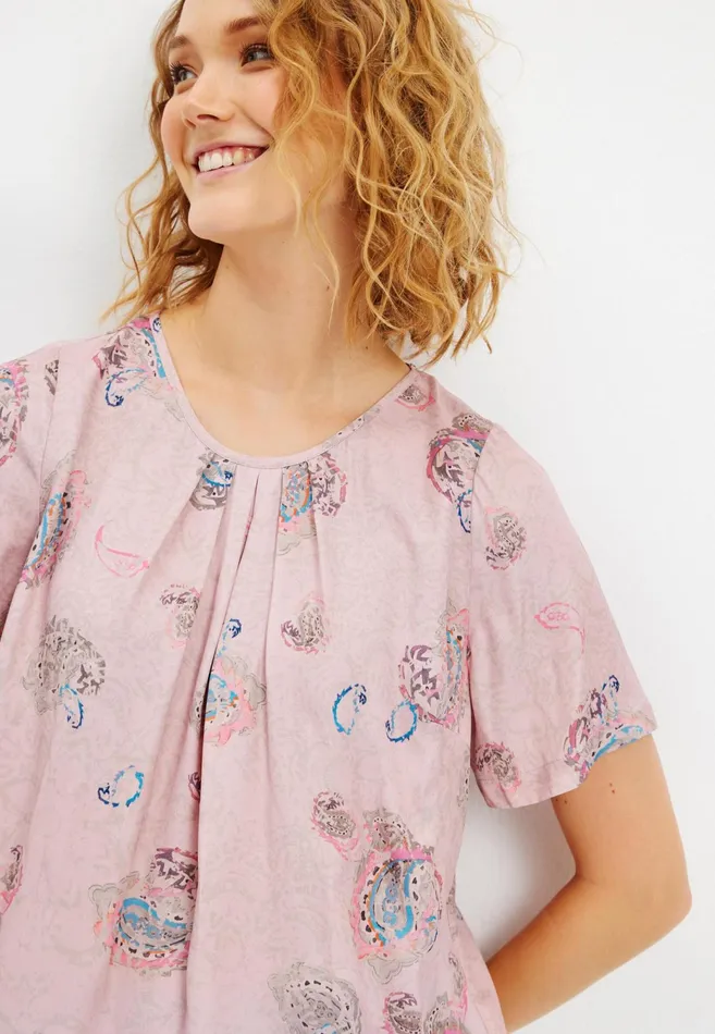 HARRIET BLOUSE 15628 215 Rose 215 Women IN FRONT TOPS TSHIRTS