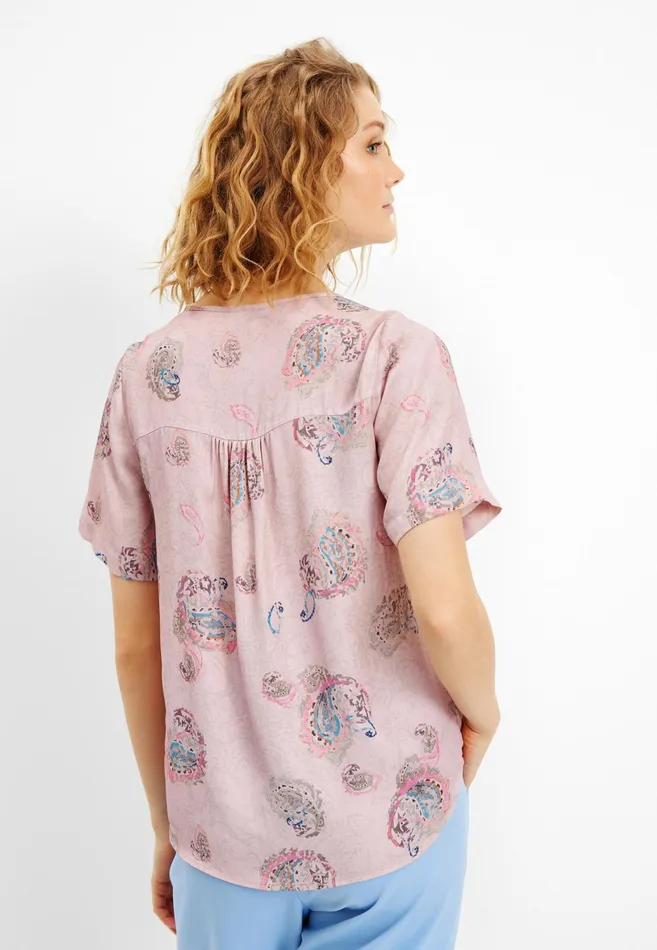 HARRIET BLOUSE 15628 215 Rose 215 Women IN FRONT TOPS TSHIRTS