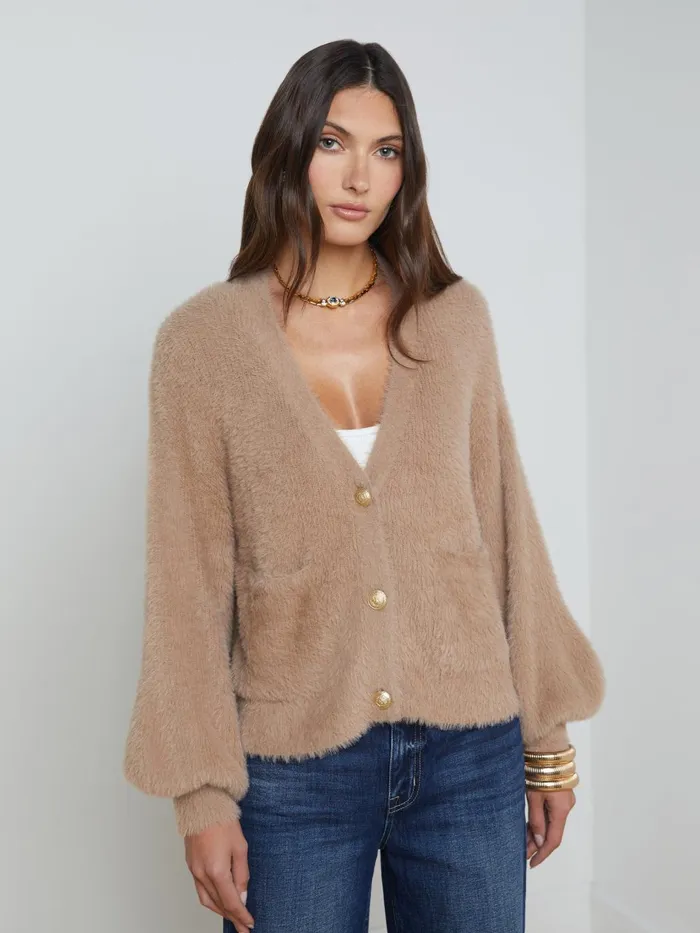 Harriet Cardigan Macaroon Women L039Agence Knitwear