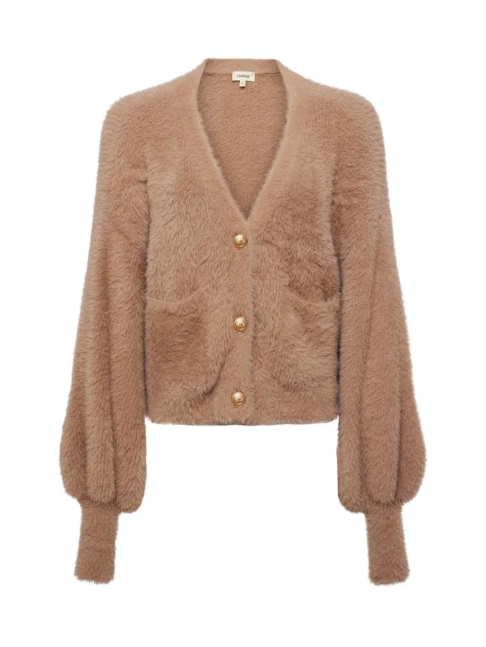 Harriet Cardigan Macaroon Women L039Agence Knitwear Harriet Cardigan Macaroon Women L039Agence Knitwear