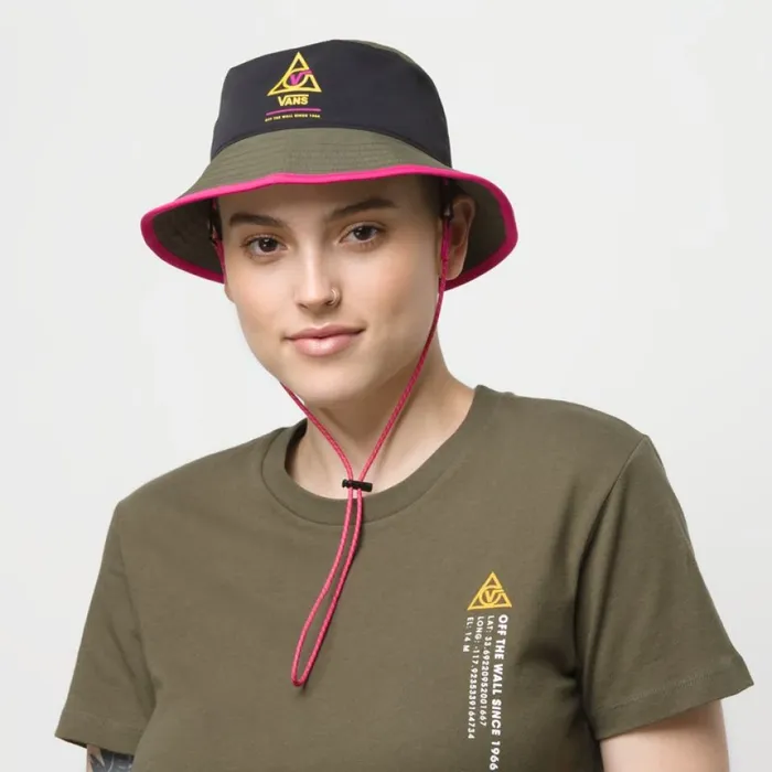Hats and Beanies 66 Supply Bucket Hat Black Vans Women