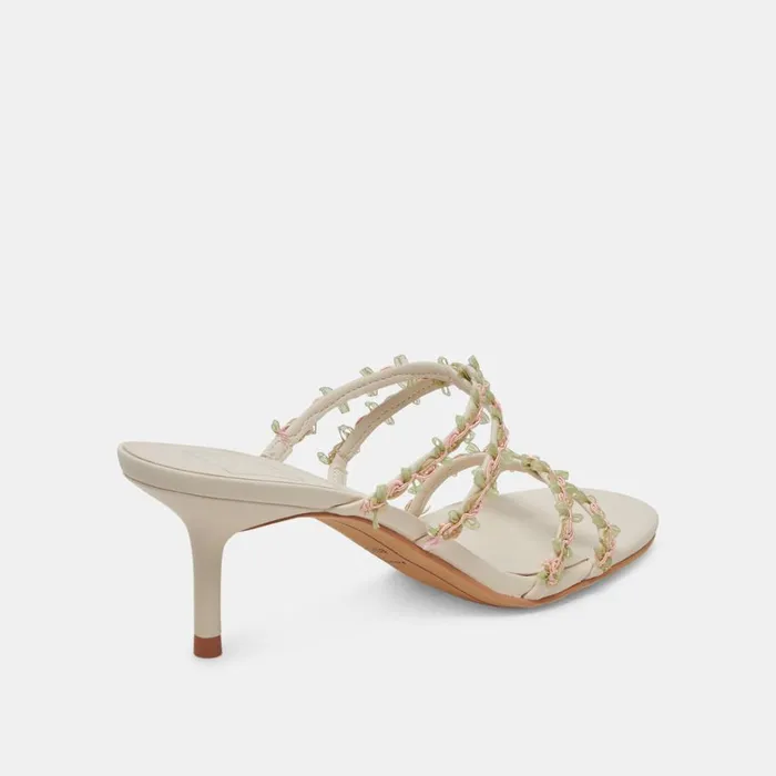 Heels Women Dolce Vita Betti Wide Heels Ivory Multi Stella