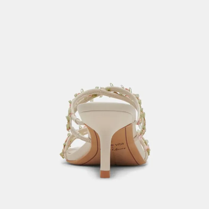 Heels Women Dolce Vita Betti Wide Heels Ivory Multi Stella