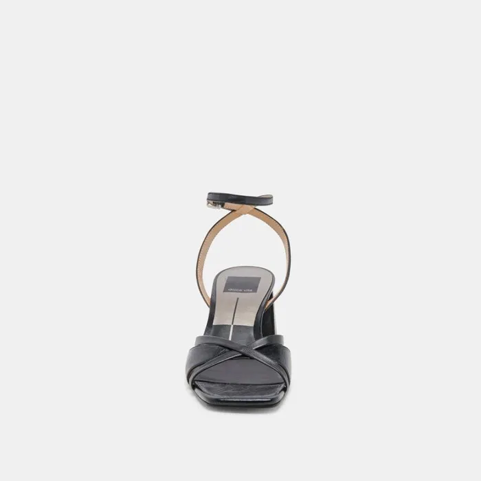 Heels Women Dolce Vita Blakly Heels Midnight Crinkle Patent