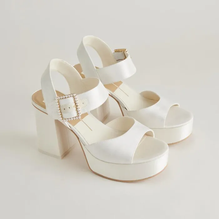 Heels Women Dolce Vita Bobby Pearl Heels White Pearls