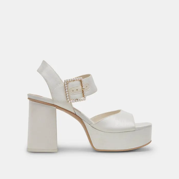 Heels Women Dolce Vita Bobby Pearl Heels White Pearls