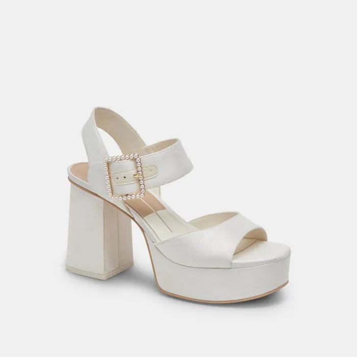 Heels Women Dolce Vita Bobby Pearl Heels White Pearls