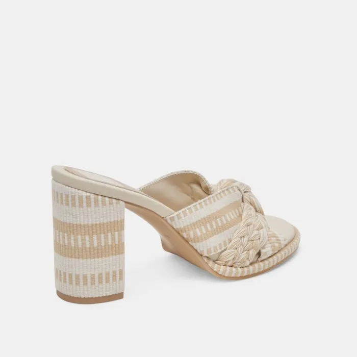 Heels Women Dolce Vita Brilah Heels Natural Multi Woven