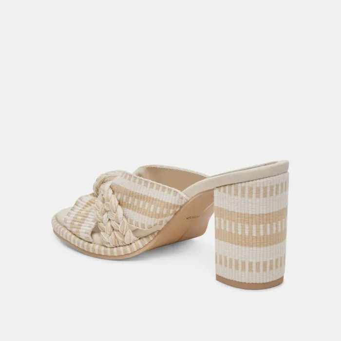 Heels Women Dolce Vita Brilah Heels Natural Multi Woven
