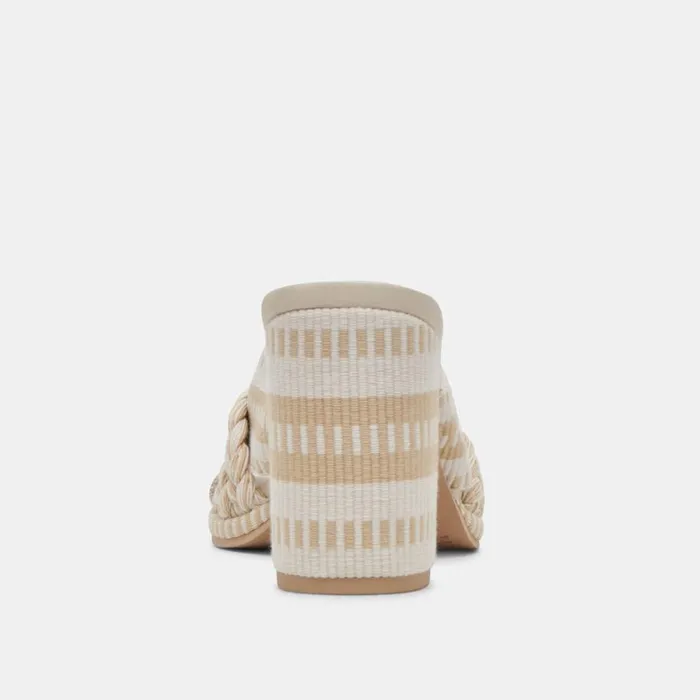 Heels Women Dolce Vita Brilah Heels Natural Multi Woven