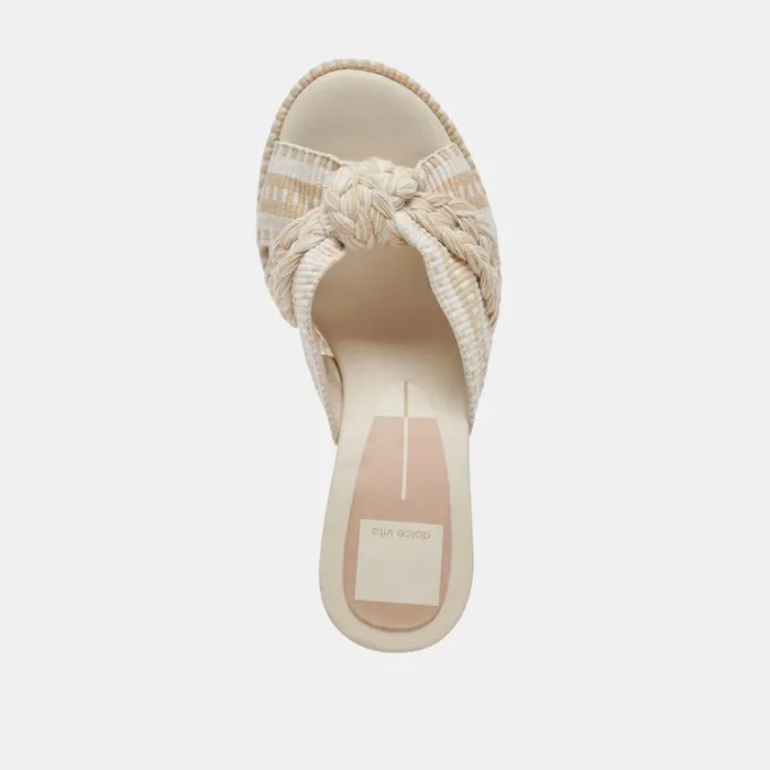 Heels Women Dolce Vita Brilah Heels Natural Multi Woven