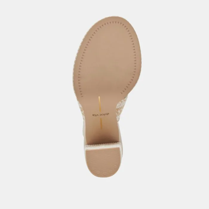 Heels Women Dolce Vita Brilah Heels Natural Multi Woven