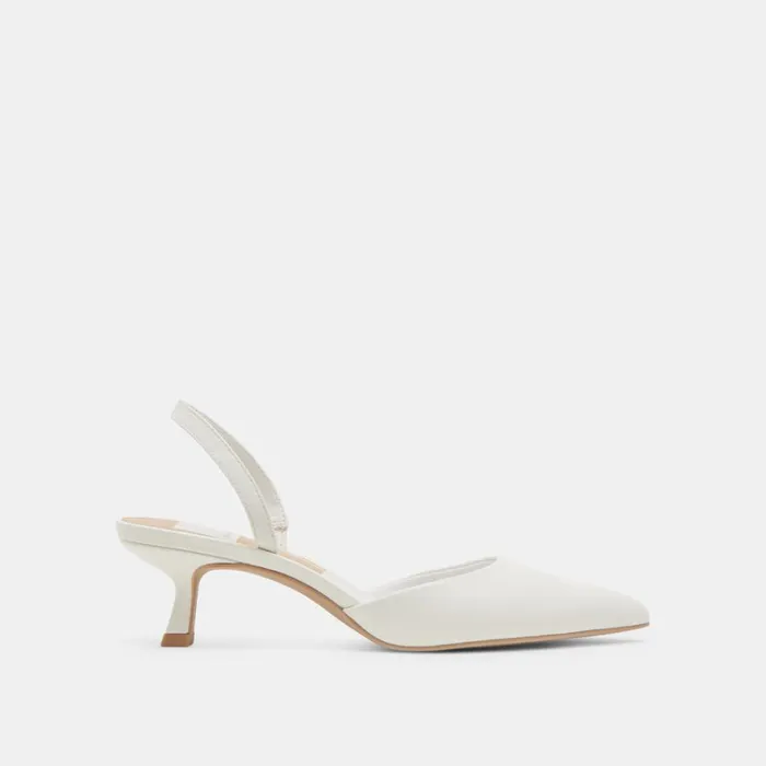 Heels Women Dolce Vita Corsa Heels True White Leather