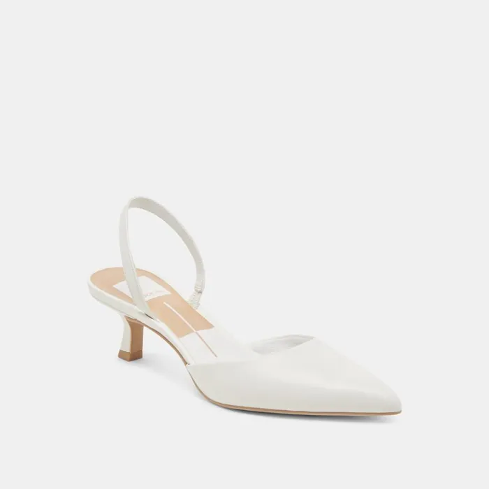 Heels Women Dolce Vita Corsa Heels True White Leather