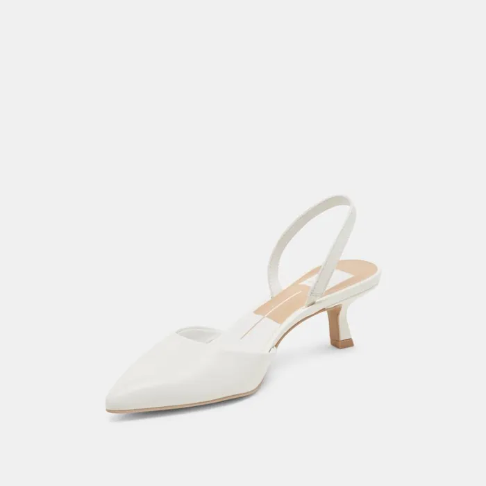Heels Women Dolce Vita Corsa Heels True White Leather