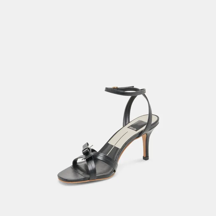 Heels Women Dolce Vita Galor Heels Black Leather