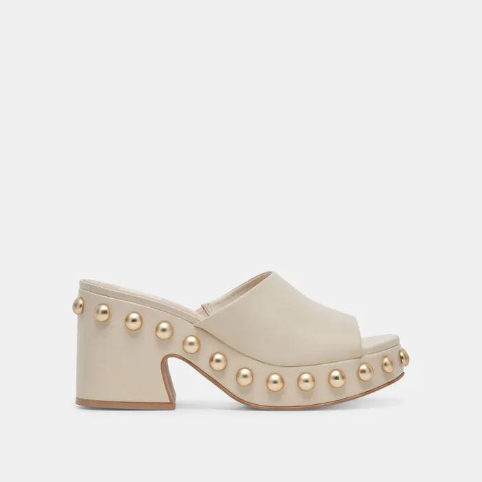 Heels Women Dolce Vita Glori Heels Ivory Leather