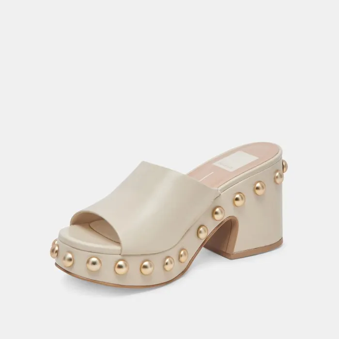 Heels Women Dolce Vita Glori Heels Ivory Leather