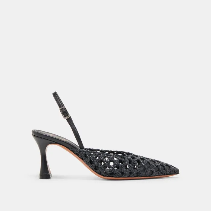 Heels Women Dolce Vita Gloria Heels Black Woven