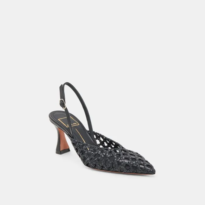 Heels Women Dolce Vita Gloria Heels Black Woven