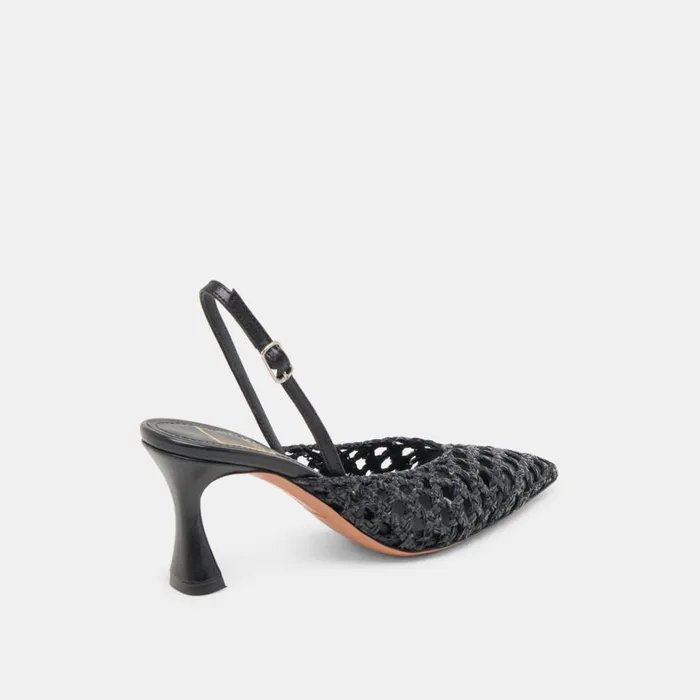 Heels Women Dolce Vita Gloria Heels Black Woven