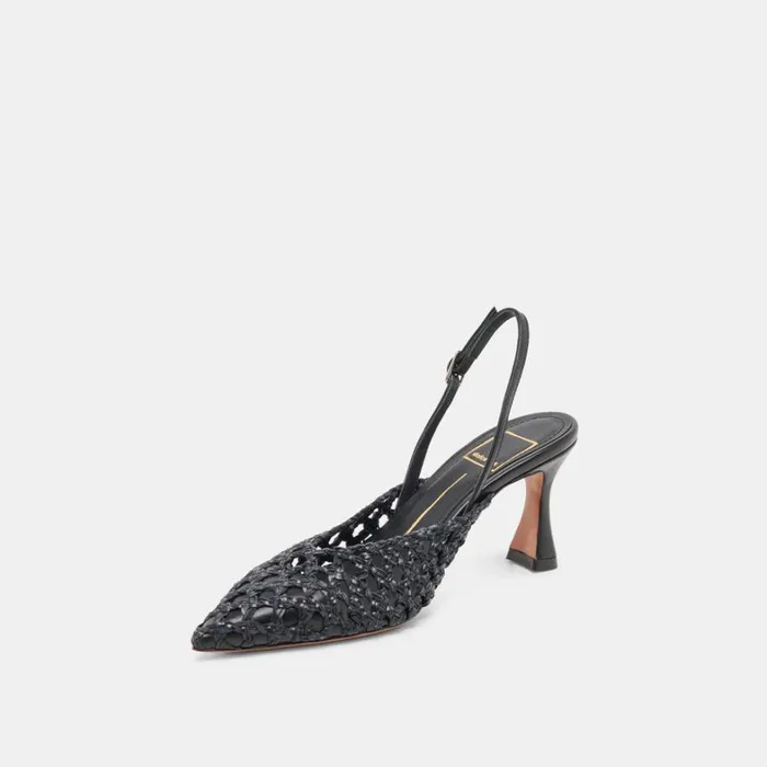 Heels Women Dolce Vita Gloria Heels Black Woven