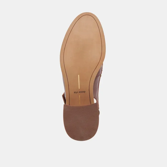 Heels Women Dolce Vita Hardi Heels Brown Crinkle Patent