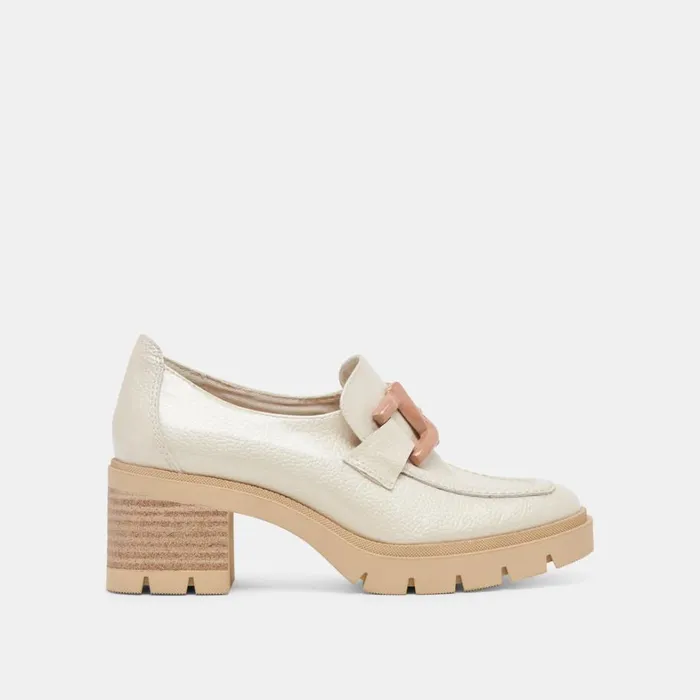Heels Women Dolce Vita Harold Heels Ivory Patent Leather