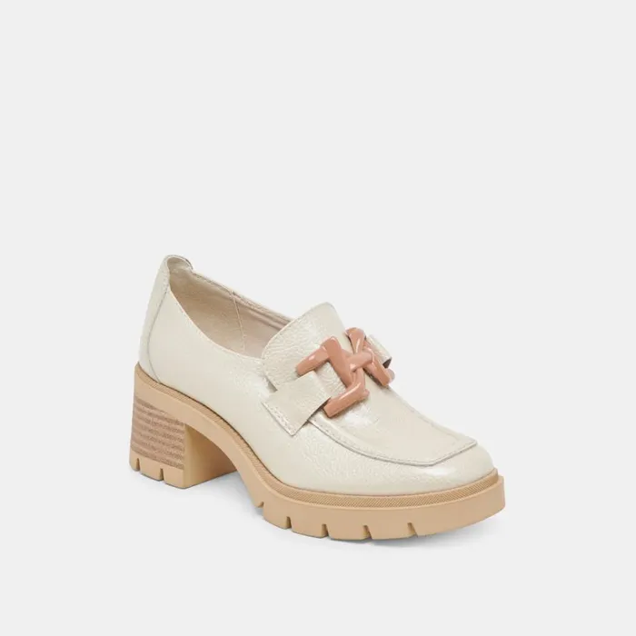Heels Women Dolce Vita Harold Heels Ivory Patent Leather